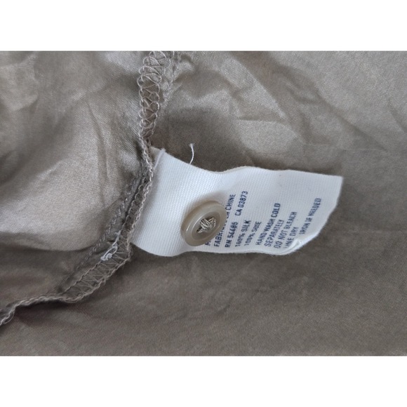 American Eagle Outfitters 100% Silk Boyfriend Fit Shirt - Size Small - Picture 7 of 7